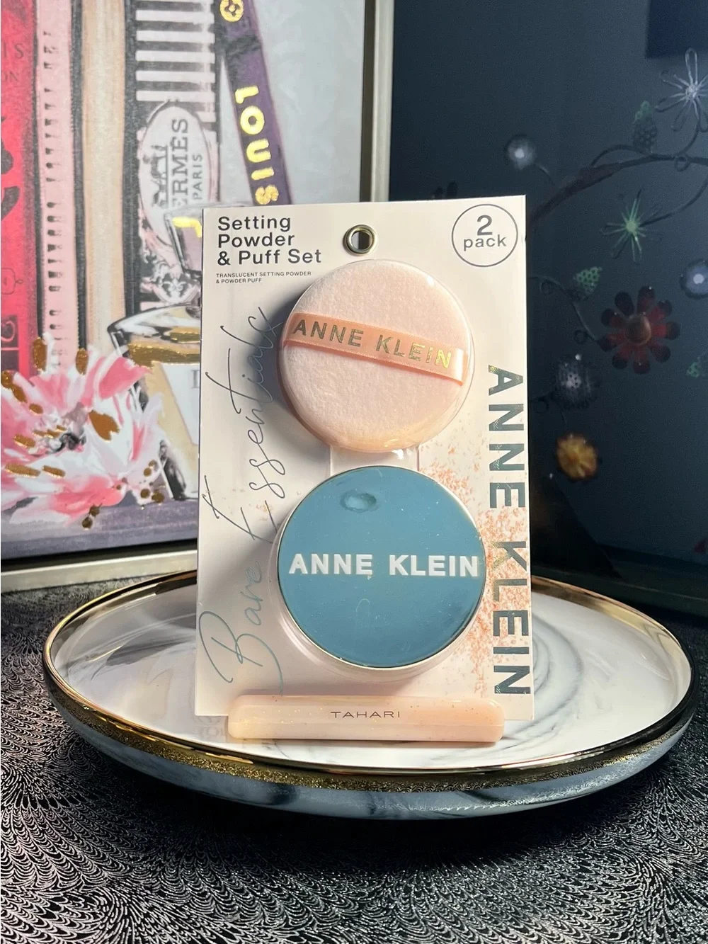 Anne Klein Translucent Powder & Puff Set (2 Pack)